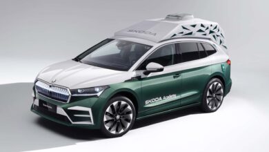 سيارة شكودا رودياك skoda roadiaq تظهر لأول مرة كسيارة تخييم لمرة واحدة تم إنتاجها بواسطة طلاب المدرسة المهنية