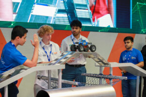 Yas Marina Circuit, F1 in Schools, National Finals competition 2023, 4x4 event, heats, action