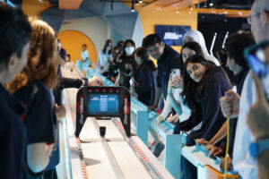 F1 in Schools new facility opening, 12th June 2023. The new facility is situated in North Grand Stand