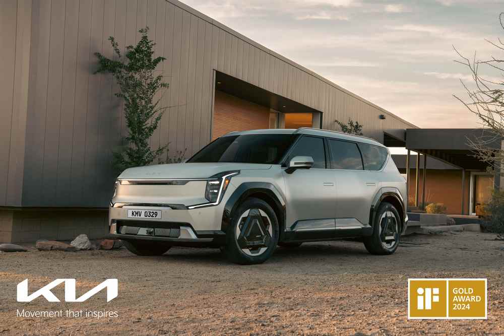 1 Kia honored with five wins in 2024 iF Design Awards with EV9 taking prestigious Gold