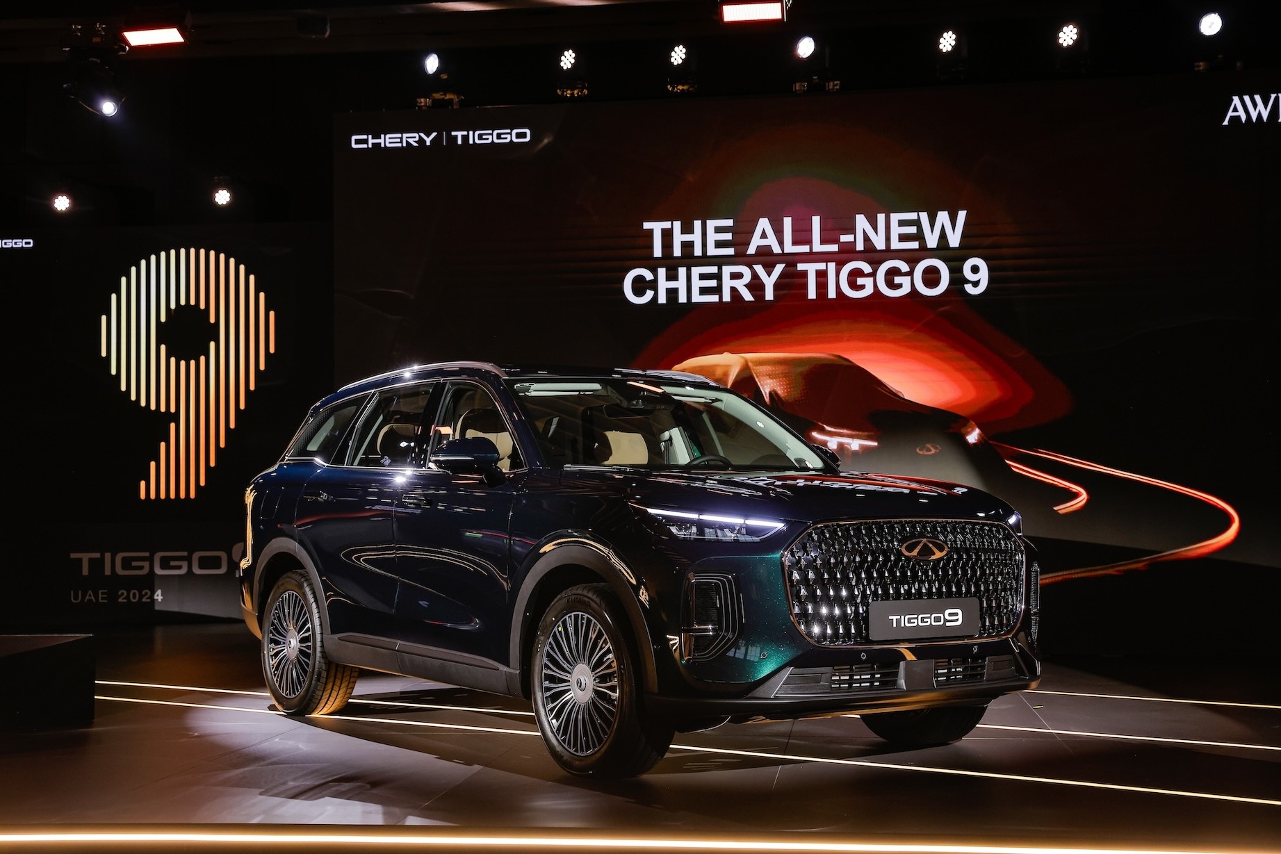 1- Chery TIGGO 9 Aurora Green