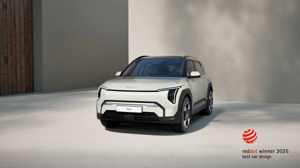 3 Kia EV3 wins Red Dot 'Best of the Best' award