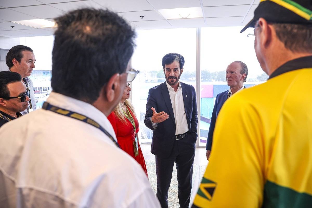 1. FIA President Mohammed Ben Sulayem pictured during a recent meeting with FIA Americas member clubs 1