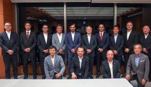 6 Ben Sulayem with the UAE Ambassador to Japan H.E. Shiahb Ahmed Mohamed Abdulrahaim Al Faheem