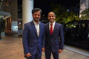 7 Ben Sulayem wth the UAE Ambassador to Japan H.E. Shiahb Ahmed Mohamed Abdulrahaim Al Faheem_