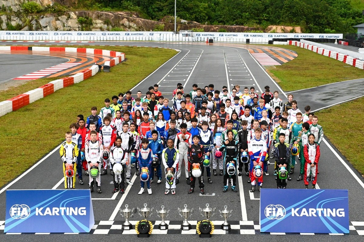 1 The new FIA Karting Arrive and Drive World Cup has attracted 107 drivers from 50 nationalities worldwide