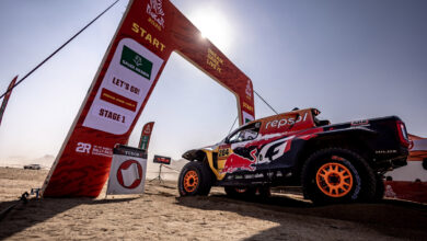 Seth Quintero and Andrew Short of the Toyota Gazoo Racing during the Stage 1 of the Dakar 2025 on January 4, 2026 around Yanbu, Saudi Arabia // Kin Marcin / Red Bull Content Pool // SI202601040094 // Usage for editorial use only //