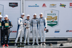 4 The Heart of Racing podium finishers