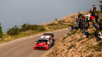 Takamoto Katsuta (JPN) Aaron Johnston (IRL) Of team TOYOTA GAZOO RACING WRT seen during the World Rally Championship Croatia in Rijeka, Croatia on 12 April, 2026 // Jaanus Ree / Red Bull Content Pool // SI202604120186 // Usage for editorial use only //