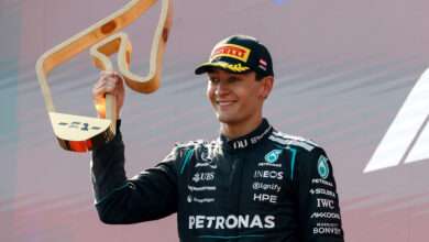 Formel 1 - Mercedes-AMG PETRONAS F1 Team, Großer Preis von Österreich 2026. George Russell Formula One - Mercedes-AMG PETRONAS F1 Team, 2026 Austrian GP. George Russell