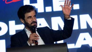 BEN SULAYEM Mohammed (are), President of FIA, portrait at the president’s cocktail reception during the 24 Hours of Le Mans 2026, 4th round of the 2026 FIA World Endurance Championship, on June 12, 2026 on the Circuit des 24 Heures du Mans in Le Mans, France - Photo Germain Hazard / DPPI