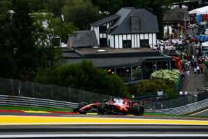 16 LECLERC Charles (mco), Scuderia Ferrari SF-26, action during the Formula 1 Belgian Grand Prix 2026, 10th round of the 2026 Formula One World Championship from July 17 to 19, 2026 on the Circuit de Spa-Francorchamps, in Stavelot, Belgium - Photo Antonin Vincent / DPPI