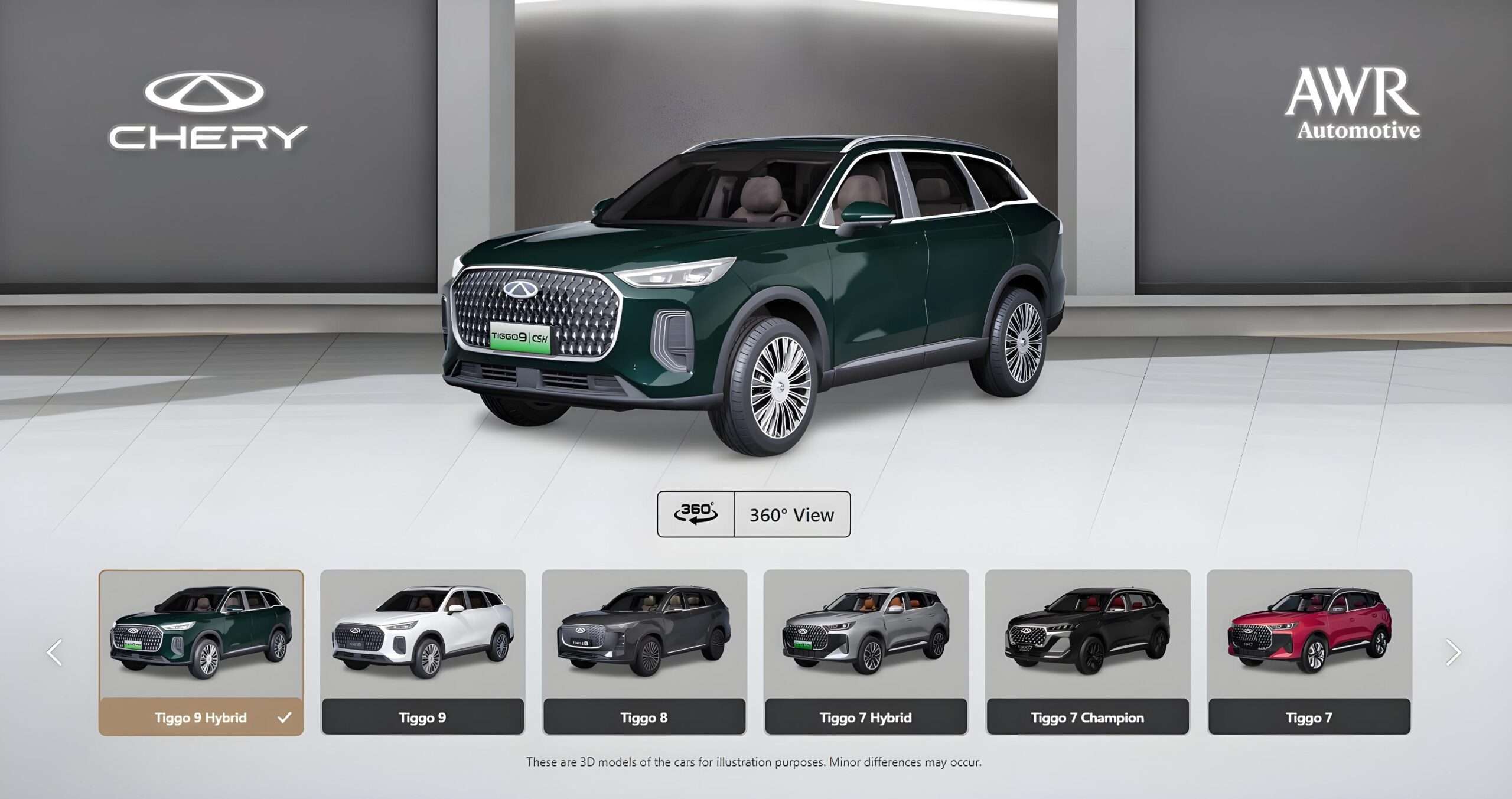 Virtual showroom