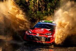 Elfyn Evans (GBR), Scott Martin (GBR) Of team TOYOTA GAZOO RACING WRT seen during the World Rally Championship in Conception, Chile on 12.09.2026 // Jaanus Ree / Red Bull Content Pool // SI202609120006 // Usage for editorial use only //