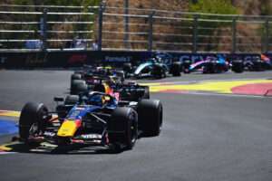 MADRID, SPAIN - SEPTEMBER 13: Liam Lawson of New Zealand driving the (30) Oracle Red Bull Racing RB22 Red Bull Ford Powertrains o  during the F1 Grand Prix of Spain at Madring on September 13, 2026 in Madrid, Spain. (Photo by Rudy Carezzevoli/Getty Images) // Getty Images / Red Bull Content Pool // SI202609130754 // Usage for editorial use only //