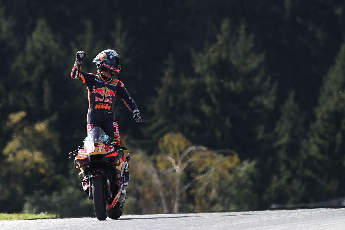 Pedro Acosta, Austrian MotoGP Race, 20 September 2026 // Gold & Goose / Red Bull Content Pool // SI202609200433 // Usage for editorial use only //