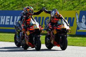 Brad Binder, Pedro Acosta, Austrian MotoGP Race, 20 September 2026 // Gold & Goose / Red Bull Content Pool // SI202609200448 // Usage for editorial use only //