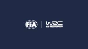 Logo of the World Rally Championship and FIA. // WRC Promoter GmbH / Red Bull Content Pool // SI202609171084 // Usage for editorial use only //