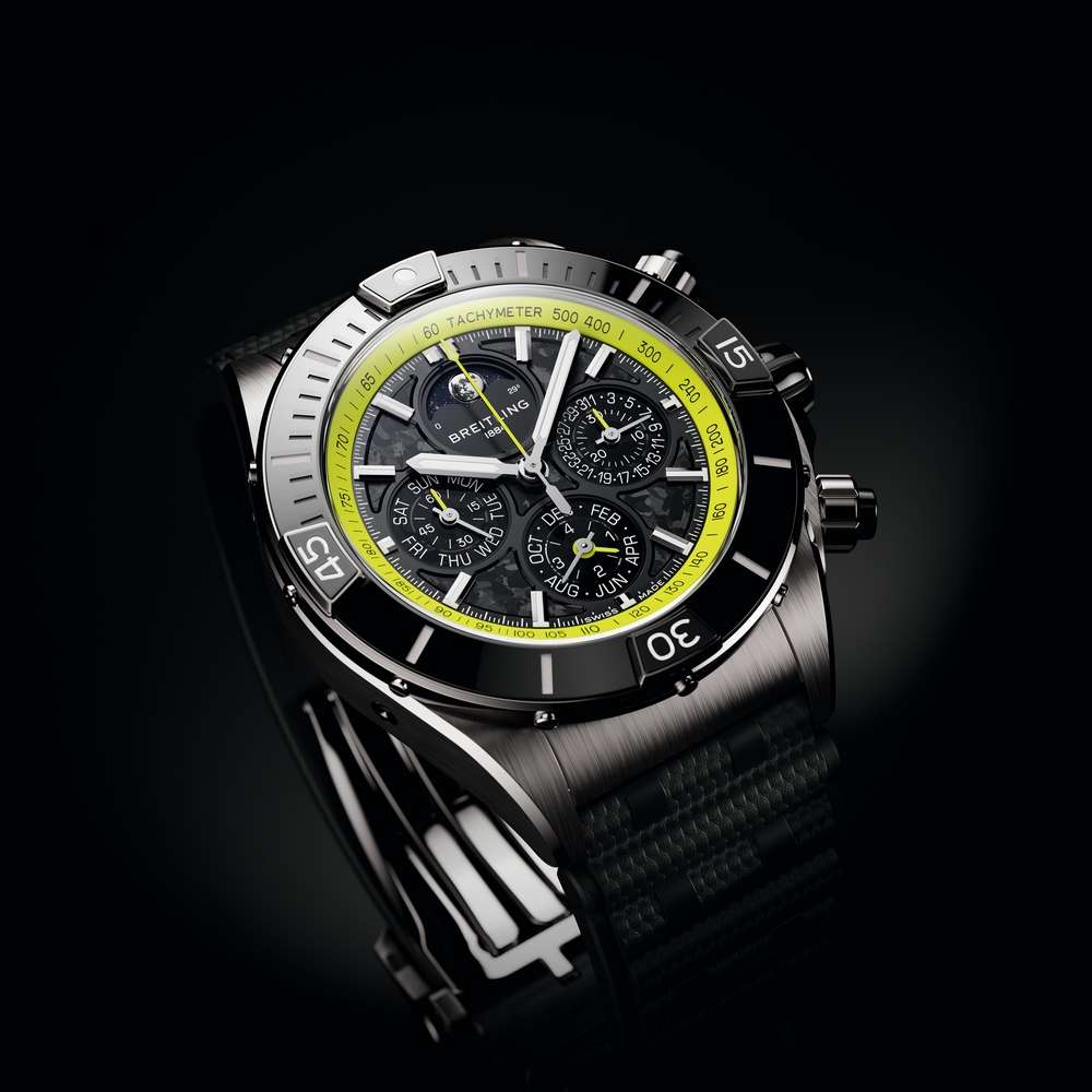 2_Breitling Super Chronomat B19 44 Perpetual Calendar Chronograph_Aston Martin Valhalla_Lime Green_CMYK